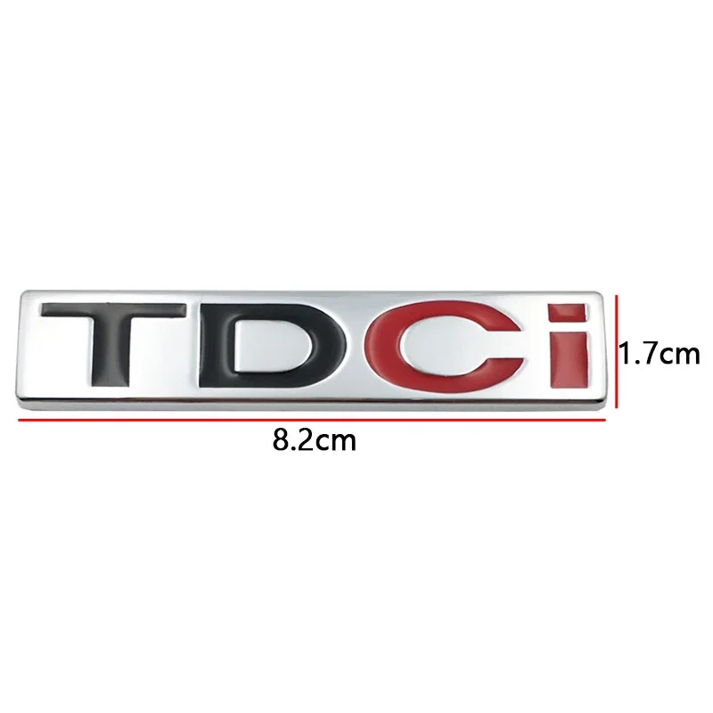 ABS TDCI Car Body Emblem Rear Trunk Badge Sticker for Ford Fiesta Focus Mondeo Kuga Mustang Taurus Explorer Fusion Everest