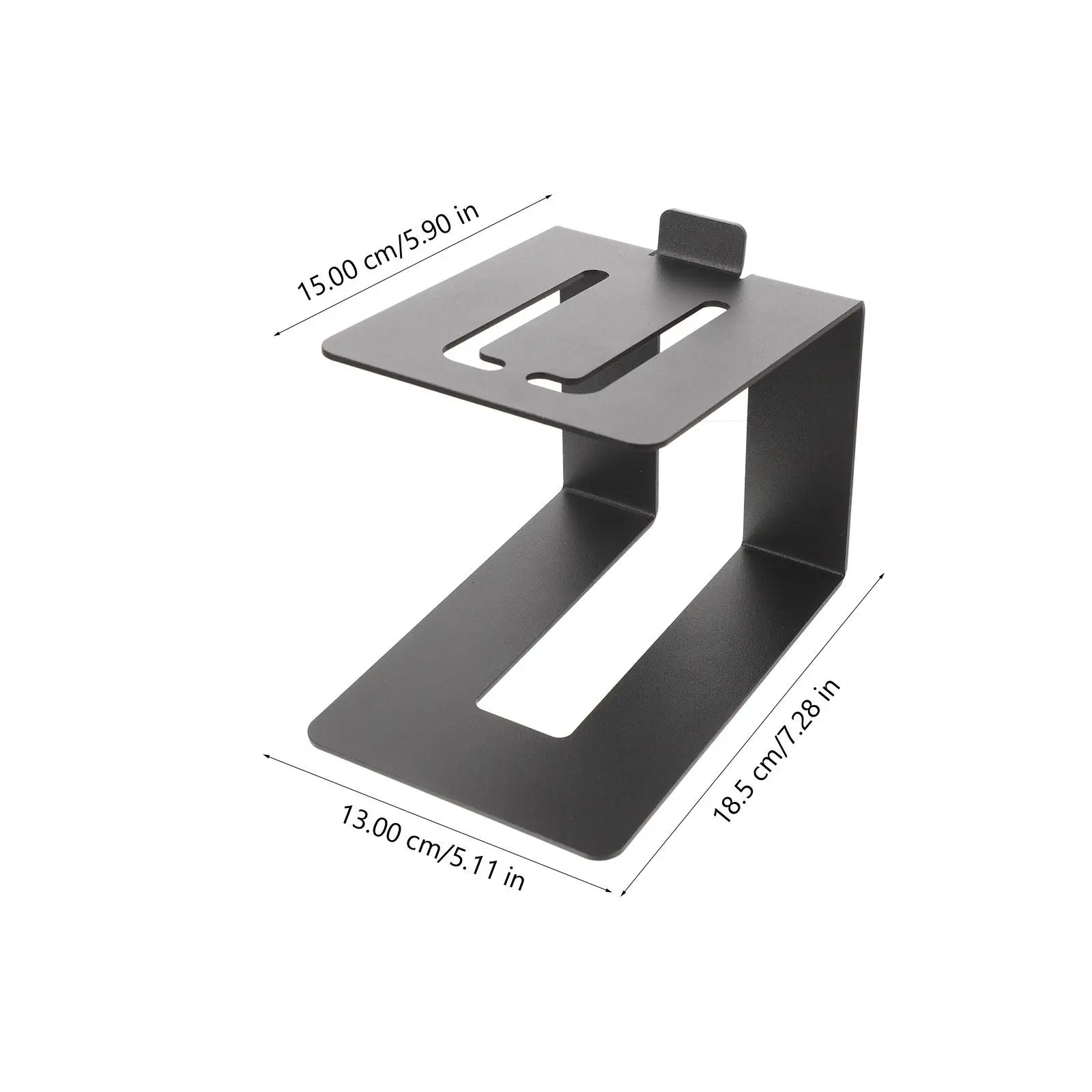 Metal Desktop Speaker Stand – Height Adjustable & Tilting Bookshelf Speaker Riser for Computer Speakers
