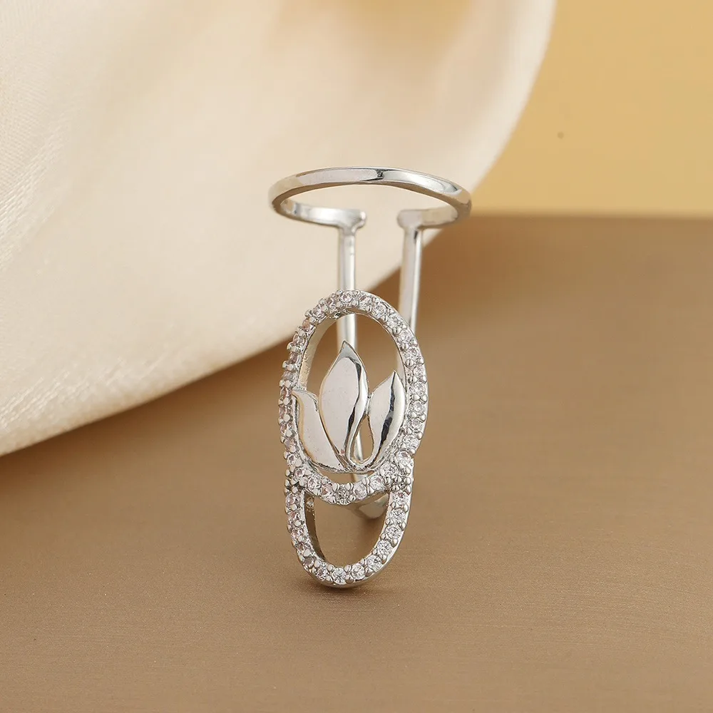 Nail Rings With The Same Material As The Micro-Inlaid Zircon Series, Sweet And Romantic Niche Design, A Holiday Gift For Girls