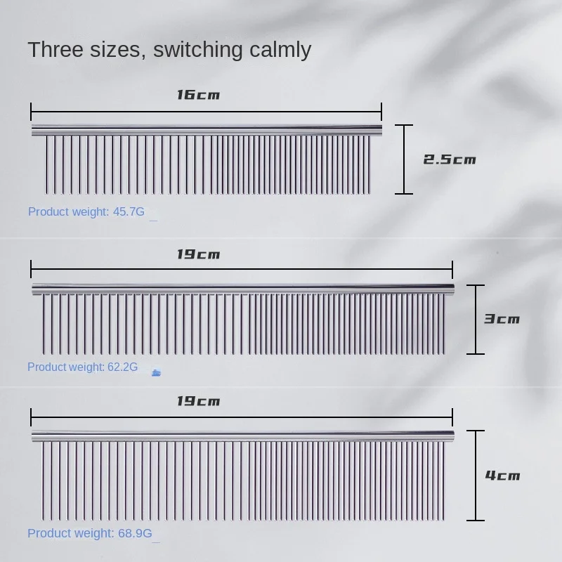 

Pet comb comb, cat comb, dog comb, dog comb, beauty steel comb, dog hair comb artifact suppliesdog accessories
