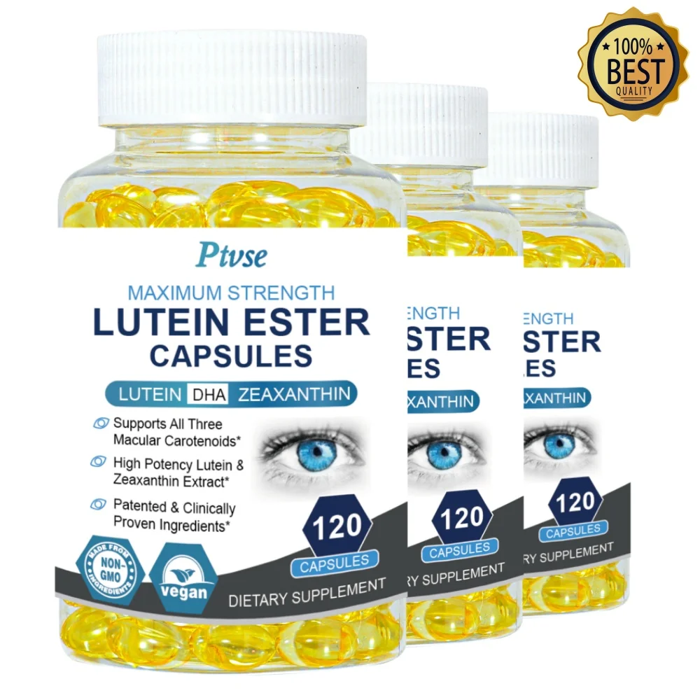 Ptvse  Lutein eye supplements help with vision health, eye puffiness, relieve fatigue and support eye health