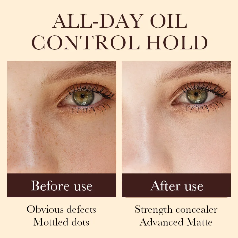 Oil-Control Matte BB Cream Liquid Foundation Wasserdicht Dauerhaft Vollständige Abdeckung Akne Spot Dark Circle Concealer Creme Gesichts-Make-up