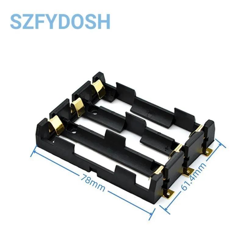 1x2x3x4x 18650 SMT Battery Holder 18650 SMD Battery Box Storage Case Container Power Bank With Bronze Pins Rechargeable SMT