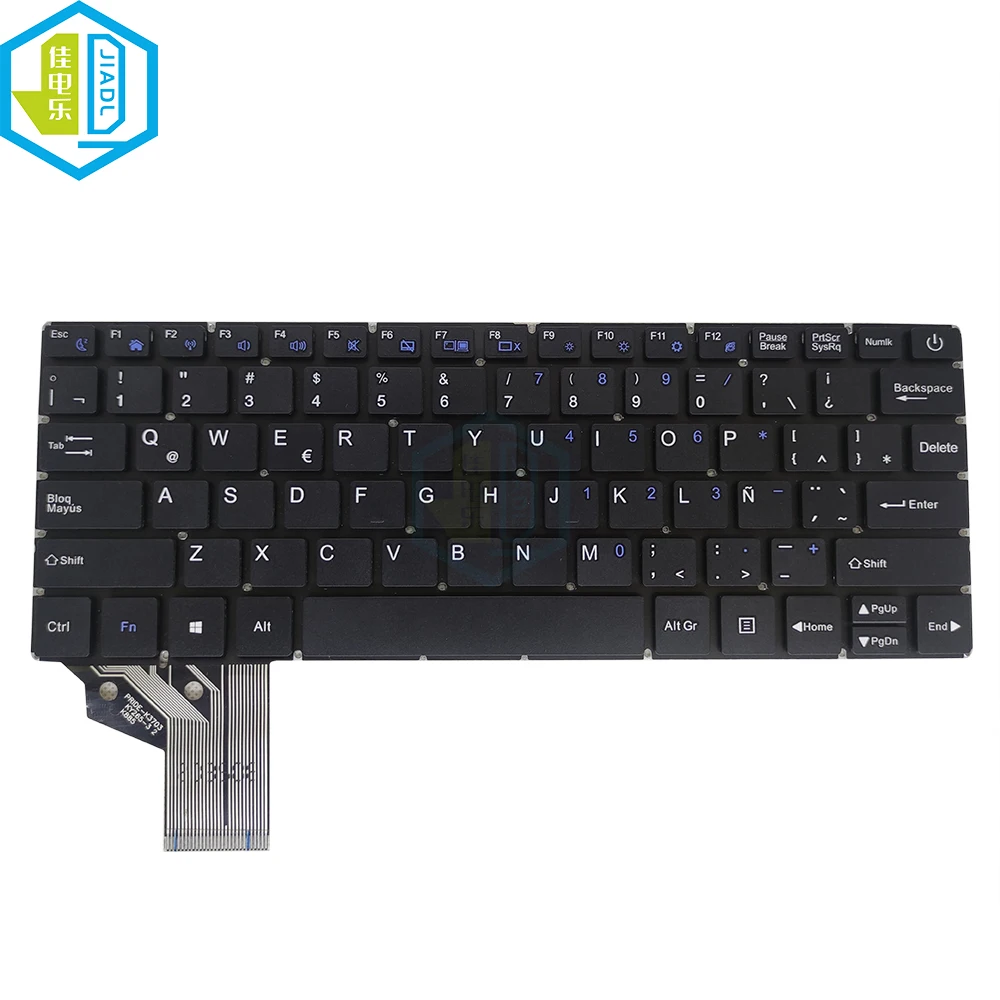 

Genuine Latin Computer Keyboard PRIDE-K3703 KY265-3 2 K885 LA fit Spain Spanish Notebook keyboards laptop parts small enter key