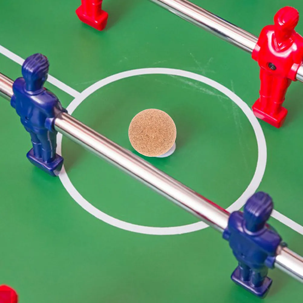 

5Pcs Mini Foosball Table Balls Wood Material Wear-Resistant Small Replacement Balls for Indoor Foosball Game Supplies and