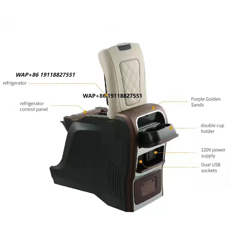 Cheap Factory Price MPV Interior Accessories Automotive Armrests Storage Box/accessories Armrest Box Console for Sienna