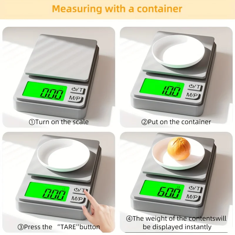 

New 0.01g High-Precision Portable Jewelry Scale, LCD Display, Multiple Measurement Units Conversion Jewelry Precious Metals