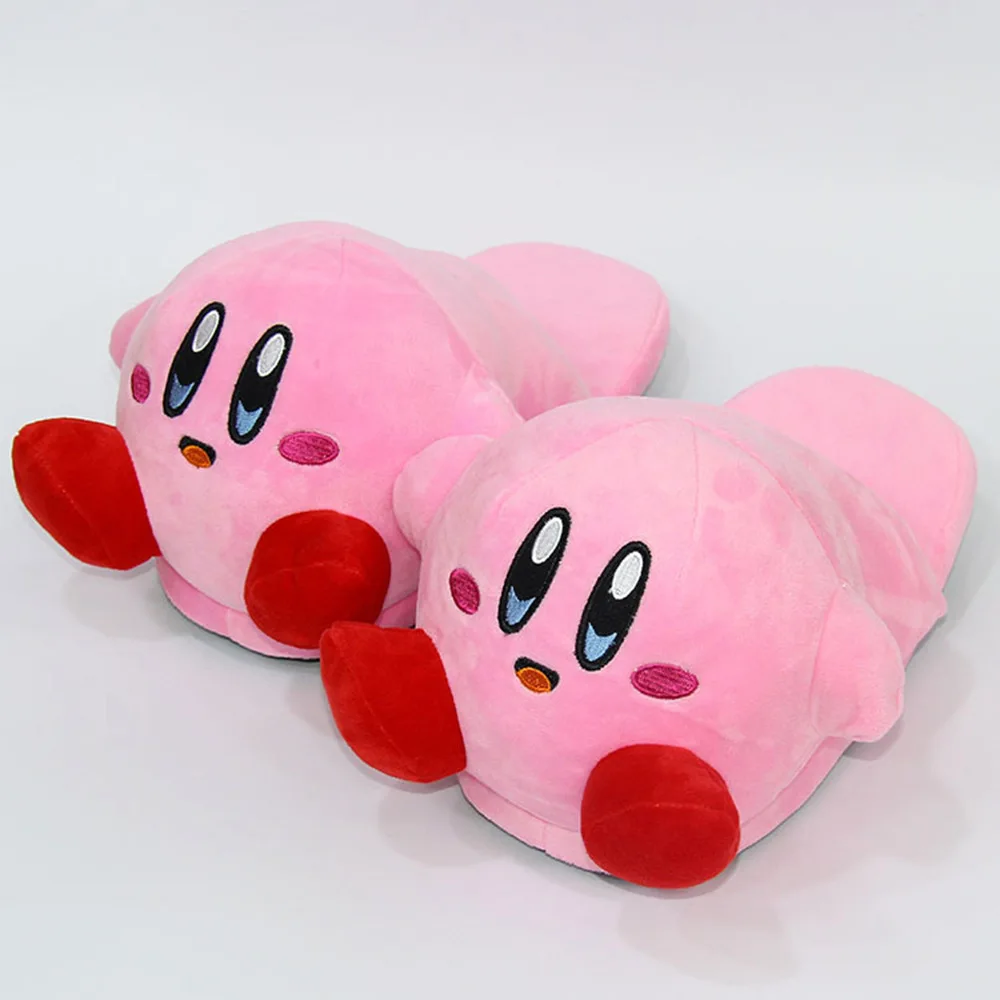 Kawaii Kirbys süße Baumwolle Hausschuhe Hause Schuhe kreative Cartoon Design Herbst Winter warme rutschfeste Schuhe Geburtstag Mädchen Geschenke