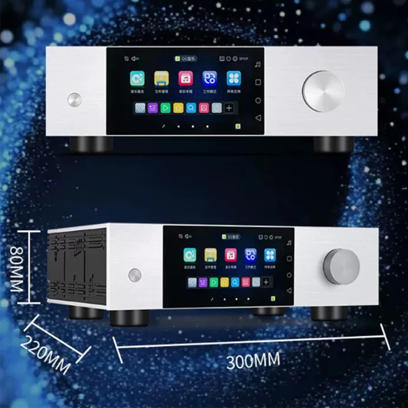 D35 Hi-Fi Wireless Music Streamer WiFi6 APP Control, High-Fidelity Audio Decoder CD Replacement for Home Audio System