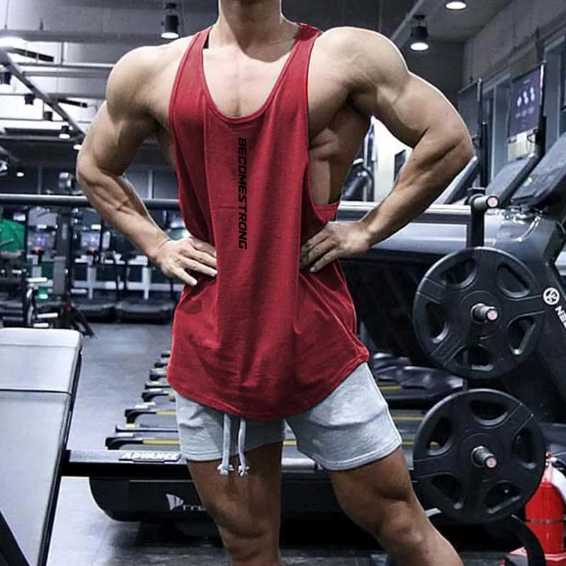 2024 new fitness sports vest men's gym training sleeveless summer loose basketball running sports vest