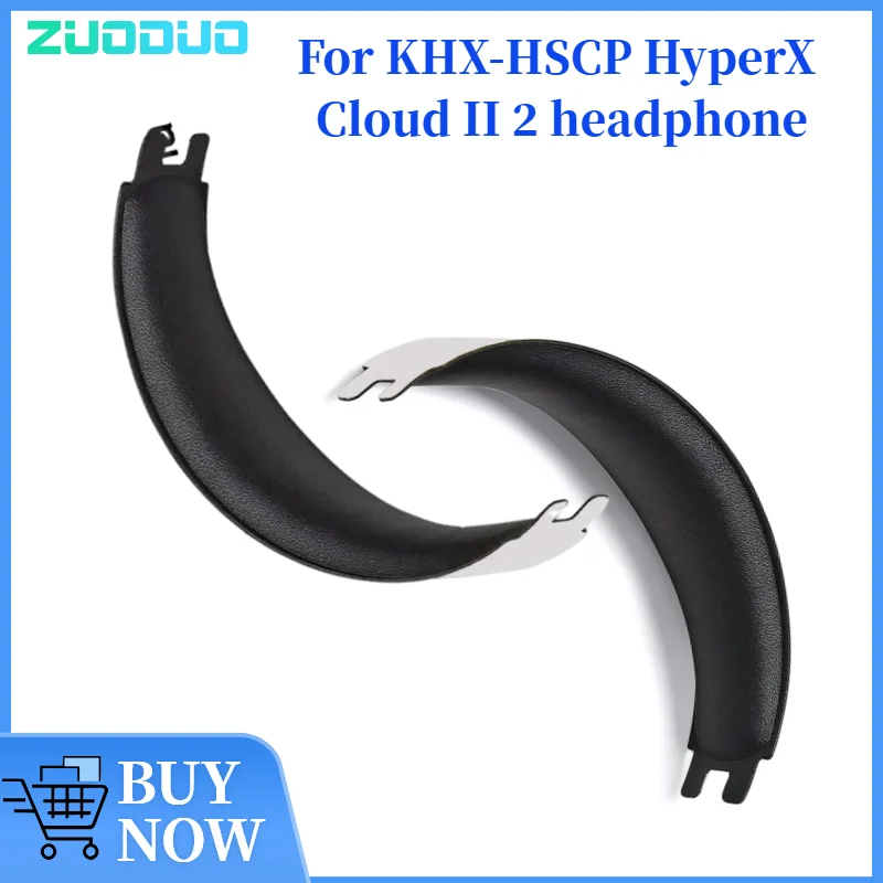

Replacement Protein Leather Headband Pad Kit for KHX-HSCP HyperX Cloud II 2 Headphones Easy DIY Installation