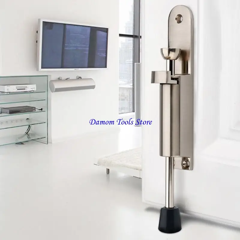 57BE Door Stoppers Foot Pedal Operated No Drilling Need for Effortless Use