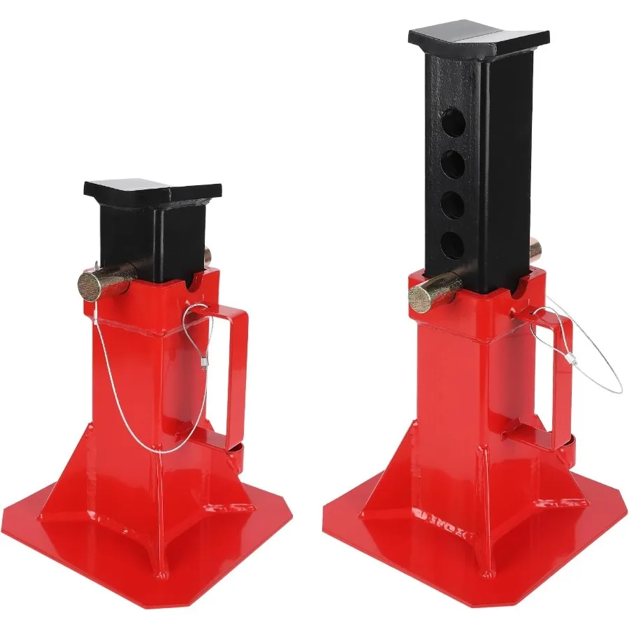 

Подставки для трубных домкратов, регулируемая высота 1118 дюймов, емкость 12 Т, сверхмощные подставки для домкратов из углеродистой стали с противоскользящим покрытием