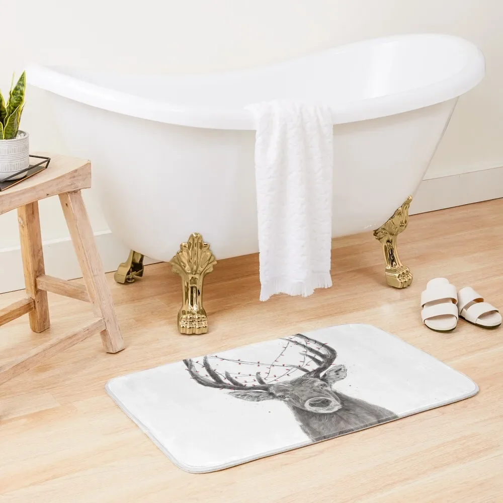 

Xmas deer Bath Mat Carpet In The Living Room Bathroom Deco Mat