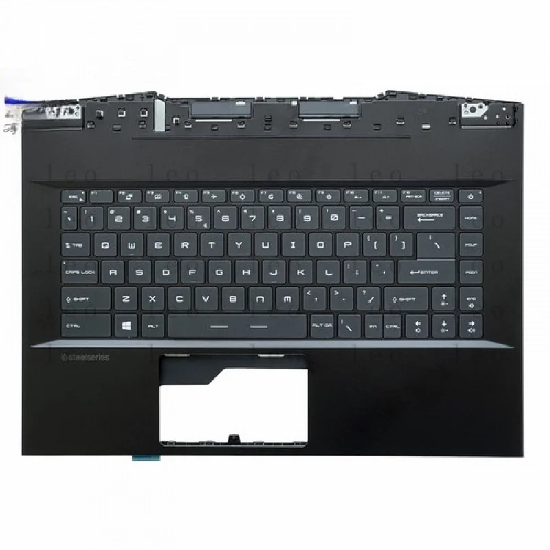 

LL New For MSI GE66 GP66 MS-1541 1542 1543 Upper Case Palmrest RGB Backlit Keyboard