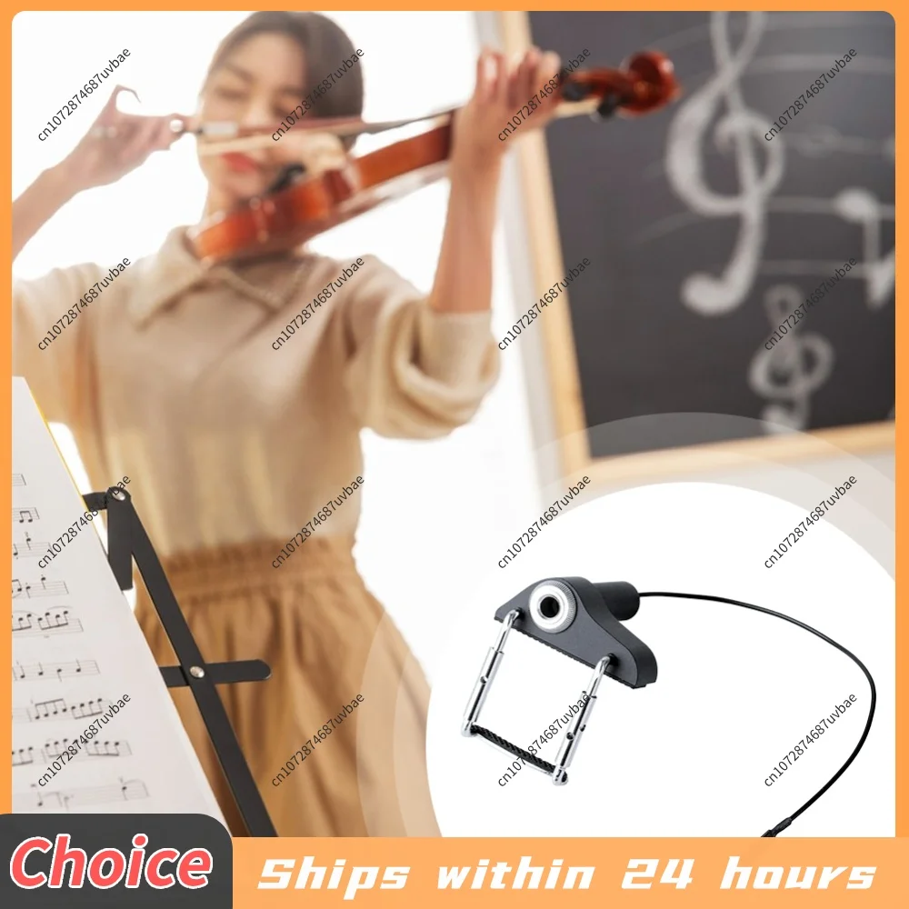 Violin Pickup Electronic Organ Pickup Instant Authentic Acoustic Sound Easy To Mount Adjusting Placement Violin Accessories