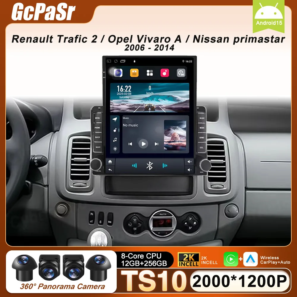 9.7 android 15 para renault trafic 2 para opel vivaro a para nissan primastar 2006 - 2014 rádio do carro reprodutor multimídia navegação