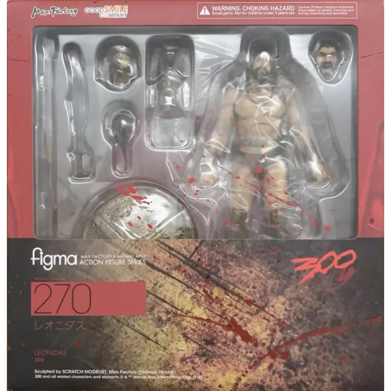 100% original figma 270 leonidas 300 em estoque anime coleção de