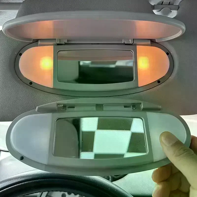 

1Pcs Auto Accessories Car Sun Visor Sunshade Panel Housing Vanity Mirror Cover R55 R56 R57 R59 R60 For MINI Cooper S One D JCW