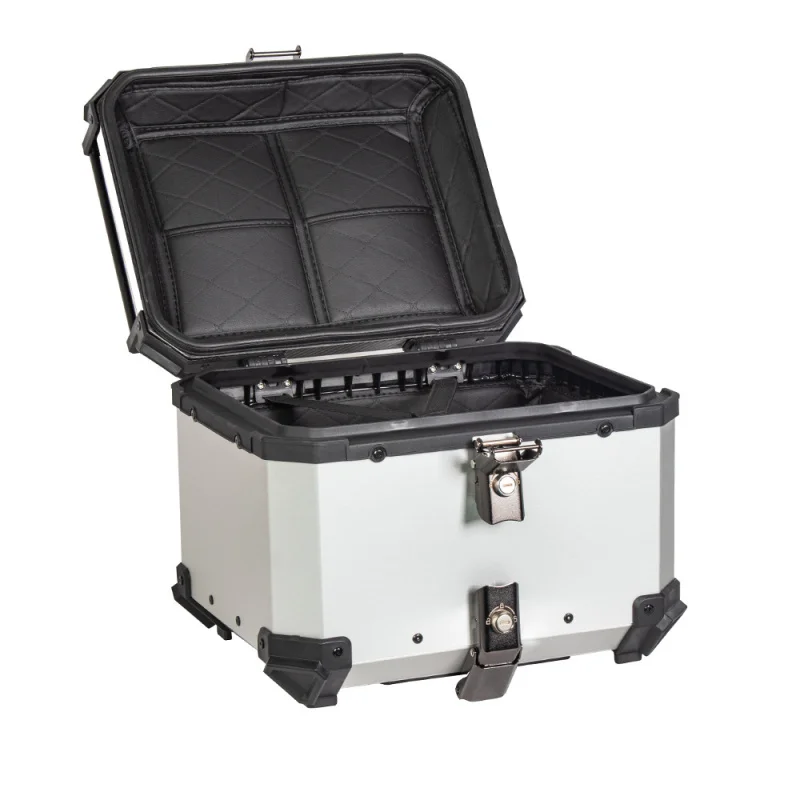 

Applicable45LCarbon Fiber Top Cover Aluminum Alloy Tail Box Quick Release Storage Organizer Luggage Box Electric Motorcycle Trun