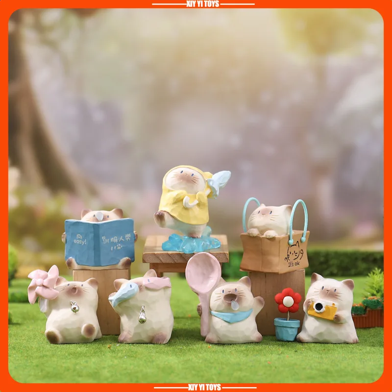 

Cute Cat Pai Little Companion Daily Blind Box Desktop Decoration Creative Holiday Gift