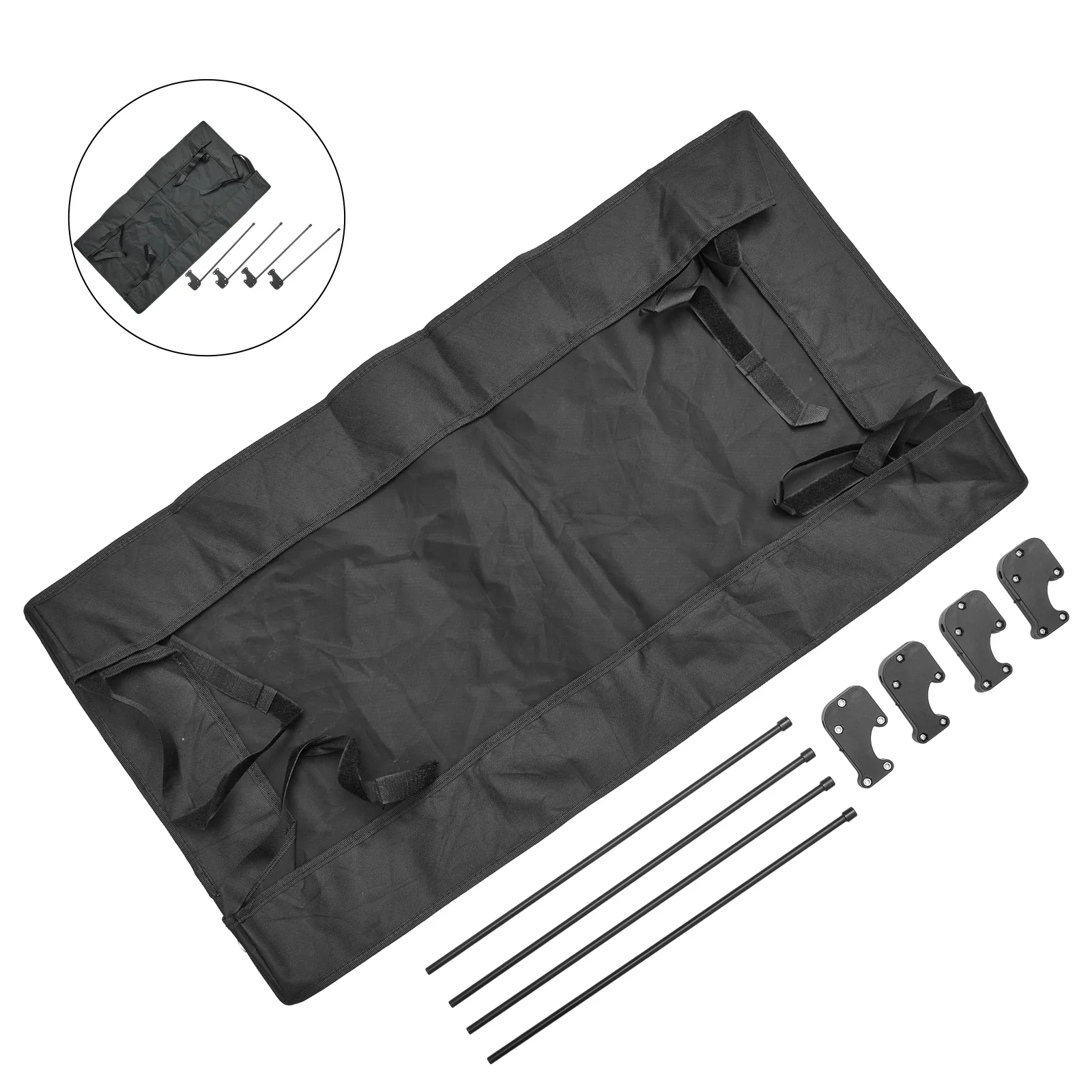 مظلة قابلة للإزالة لمرفق عربة غطاء ظل الشمس لعربة العربة غطاء مقاوم للماء معدات التخييم