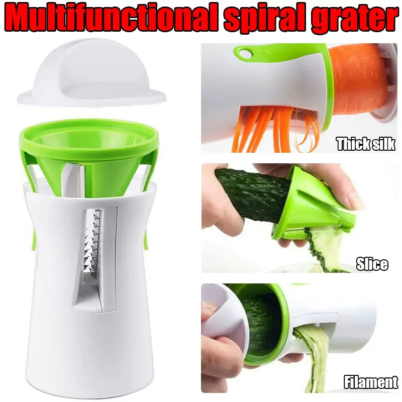 

Сверхмощный спиралитель для овощей — спиральная нарезка и резак, для приготовления макарон, лапши и спагетти из опудков