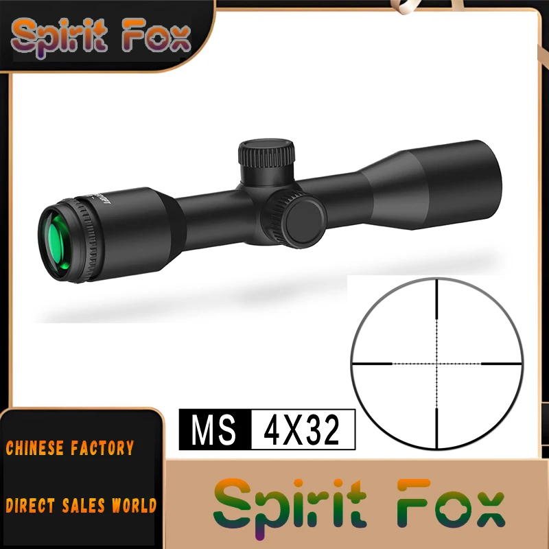 

DiscoveryoPT-MS 4X32 enhanced seismic resistant 25.4 diameter large field angle metal wire point line differentiation protective