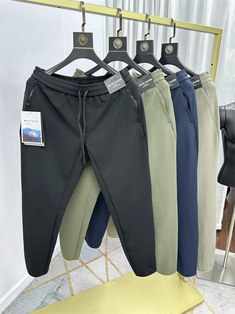 

Outdoor Men's Faion Sports Casual Pants Breathable Pure Color Spring Autumn New Sle 3D Tailoring Comfortable Leisure Trou...