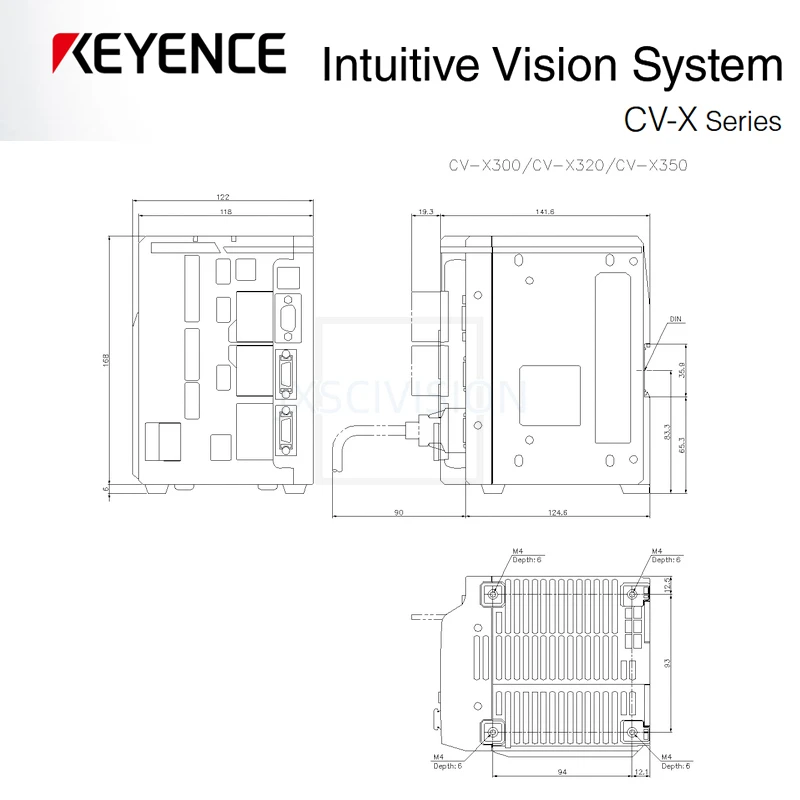 New Keyence CV-X320F CV-X320R CV-X320M original 2MP supporting Industrial Camera Controller