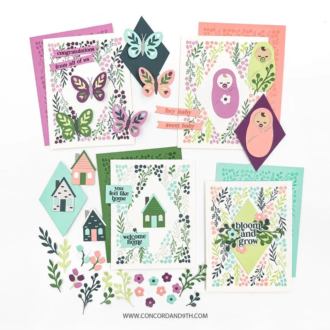 October 2026 Christmas Floral Finch Woven Words Park Bench Metal Cutting Die Clear Stamps Stencil for DIY Making Card Scrapbook