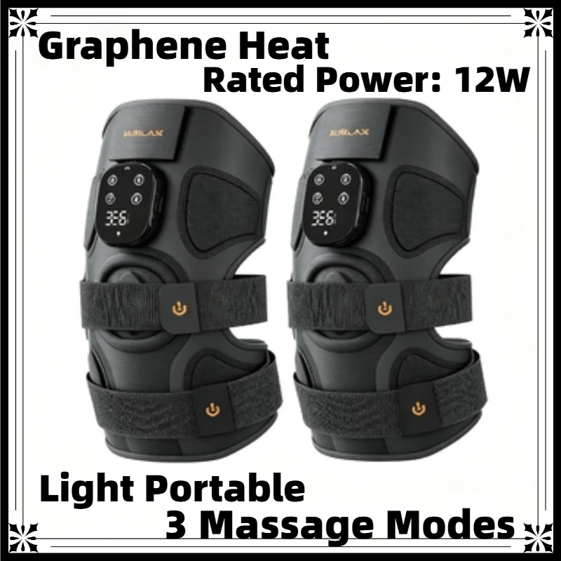 

Graphene Heated Knee Brace Warm Compression Sleeve for Joint Relief Leg Comfort Portable Home Use