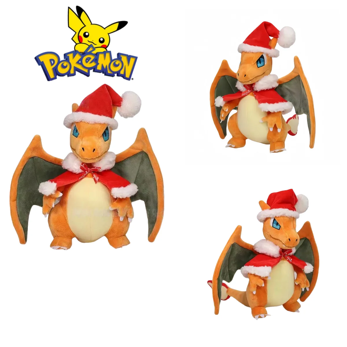 

Плюшевая Рождественская кукла Чаризард Покемон Z-A Пикачу Чармандер Генгар Мьюту Игрушка Гренандзя Иви Люцирио Charmeleon Blastoise