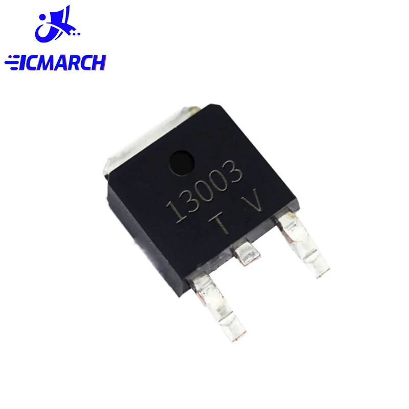 5PCS/10PCSMJE13003 SMD 3DD13003 E13003 13003 ZU-252 Energiesparlampe Gleichrichter Netzschalter Triode Transistor