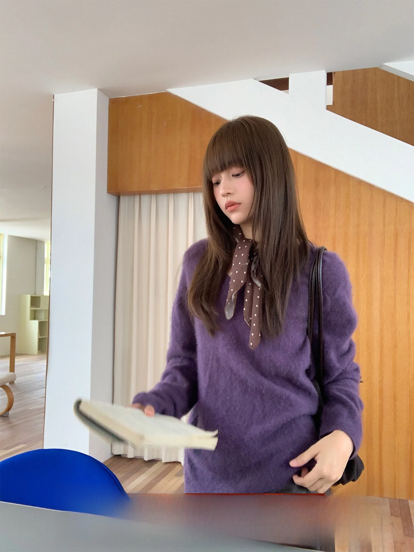 

Вязаный свитер Diamond Lazy Sle свободного кроя с V-образным вырезом, 5 цветов, 95% шерсть, мягкий, длинный рукав, дышащий