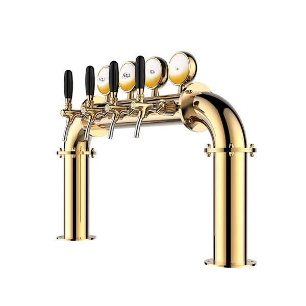 Beer Distribution Equipment Bar Restaurant High-End Wine Column 4-Hole Small Door Type Wine Tower