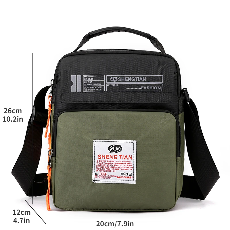 New Fashion Crossbody Bag Casual Versatile Shoulder Bag Multifunctional Large Capacity Shoulder Bag Sports Bag for men and women