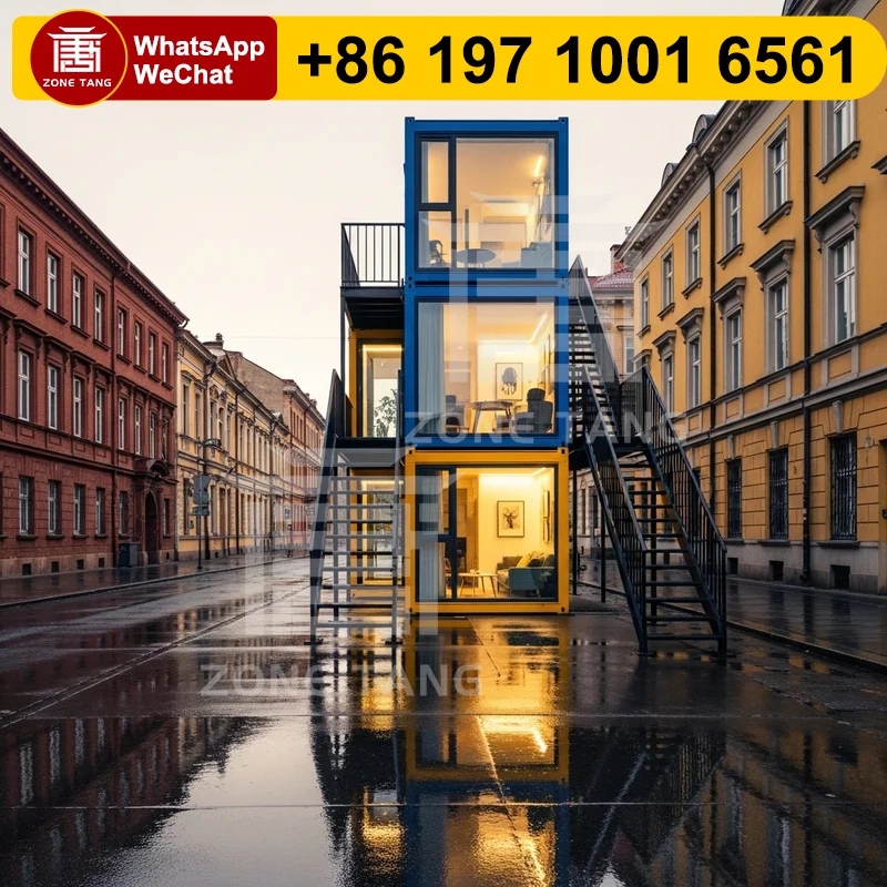 

Fashion Durability Mobile Home Energy Saving System Flat Pack Home Modular Homes Steel Structure Guard House Economic Ecological