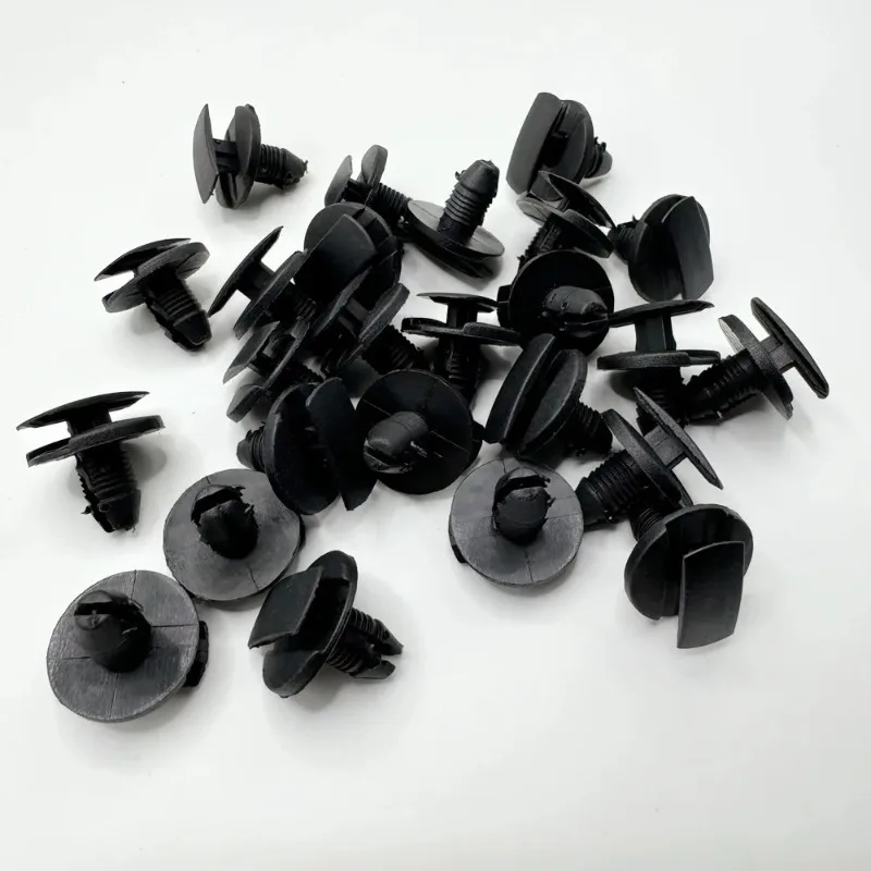 50pcs 8mm Auto Fastener Clips for Peugeot Citroen Bumper Rivet Fender Fastener Clips Plastic Car Clips Door Panel Repair Fender image 6