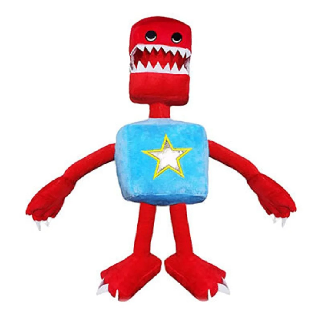 

Мультяшная игрушка Boxy Boo, страшная игра, периферийные куклы, красный робот, наполненные плюшевыми куклы, праздничный подарок, коллекция кукол