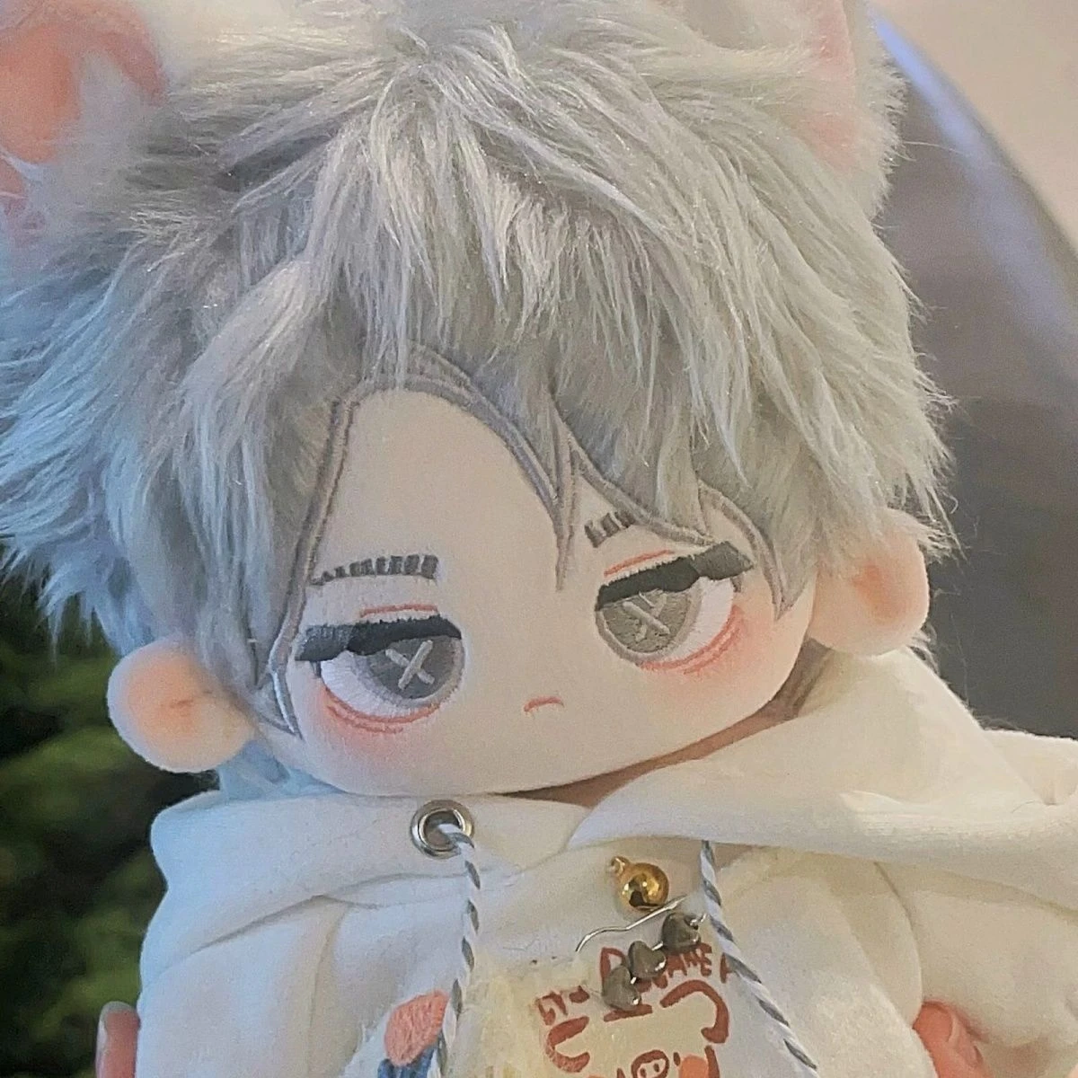 

Identity Ⅴ Aesop Carl Embalmer Cosplay Cotton Doll Furry Cartoon Anime Cute Maumet Ornaments Delicacy Puppet Wool Naked Baby