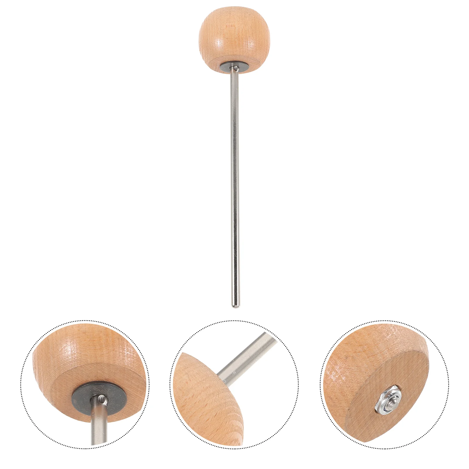 

Percussion Single Pedal Double Hammer Head Wooden Accessories Instrument Supplies Drum Musical Instruments Kit Accessory