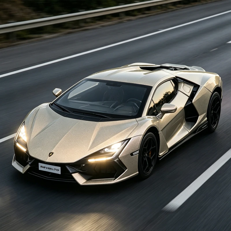 

CCA 1/24 Lamborg Aventador Starry Sky Edition Alloy Car Model Sport Car Toy Simulation Diecast Miniature Voiture Sound and Light