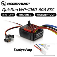 HOBBYWING QuicRun WP-1060 1060 ESC 60A Brushed Waterproof ESC For 1/10 RC Electric Remote Control Model Car Crawler Accessories