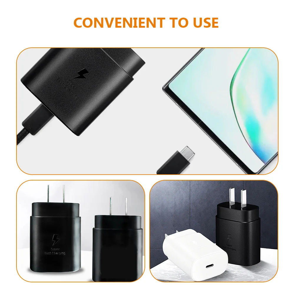 Portable Super Fast Type Supplies Wall Plug Charging Plastic Cable Chargers