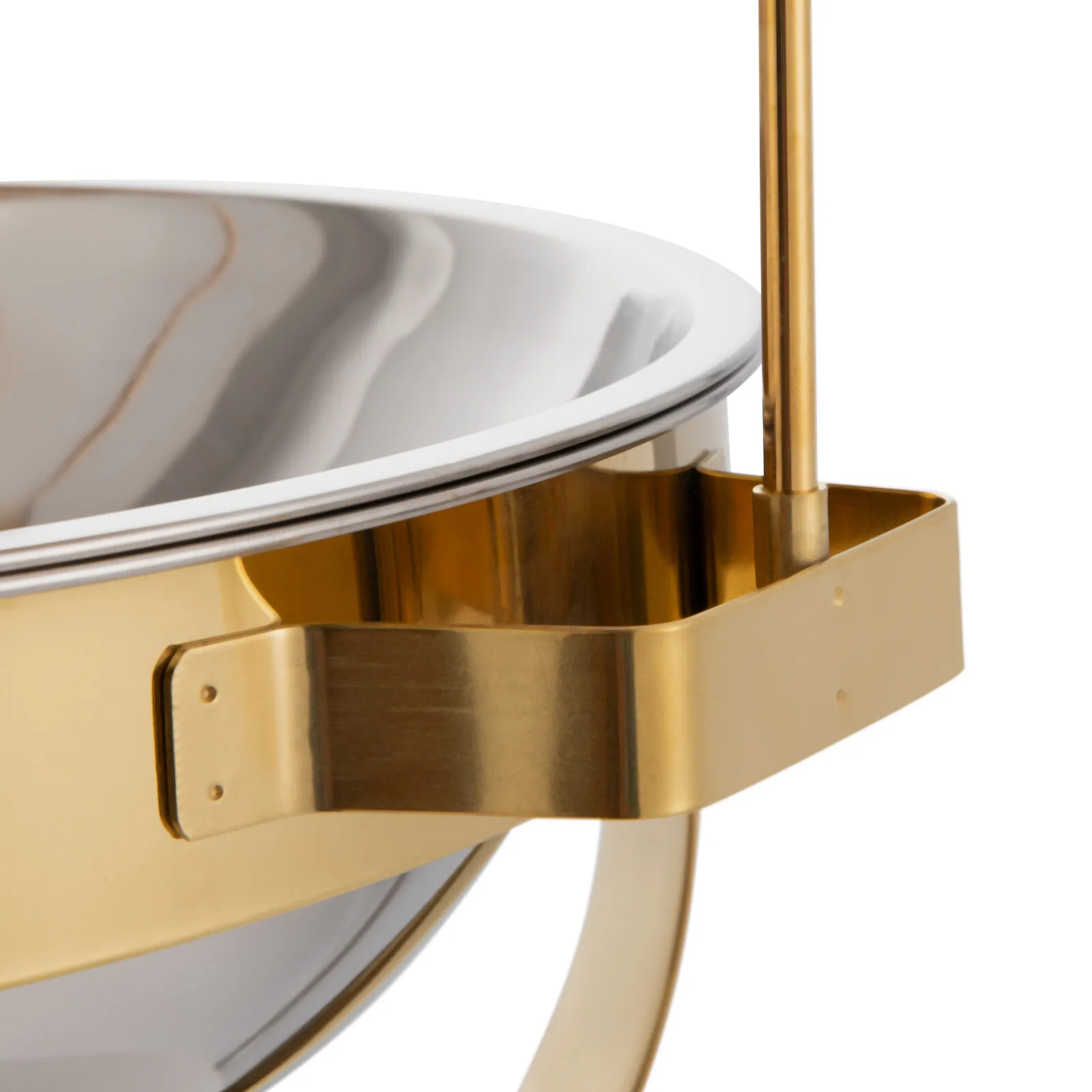 6L ゴールデン蓋ダイニングストーブ - ステンレススチール、ホテル、レストランビュッフェ、優れた保温性、軽い豪華なスタイルに最適