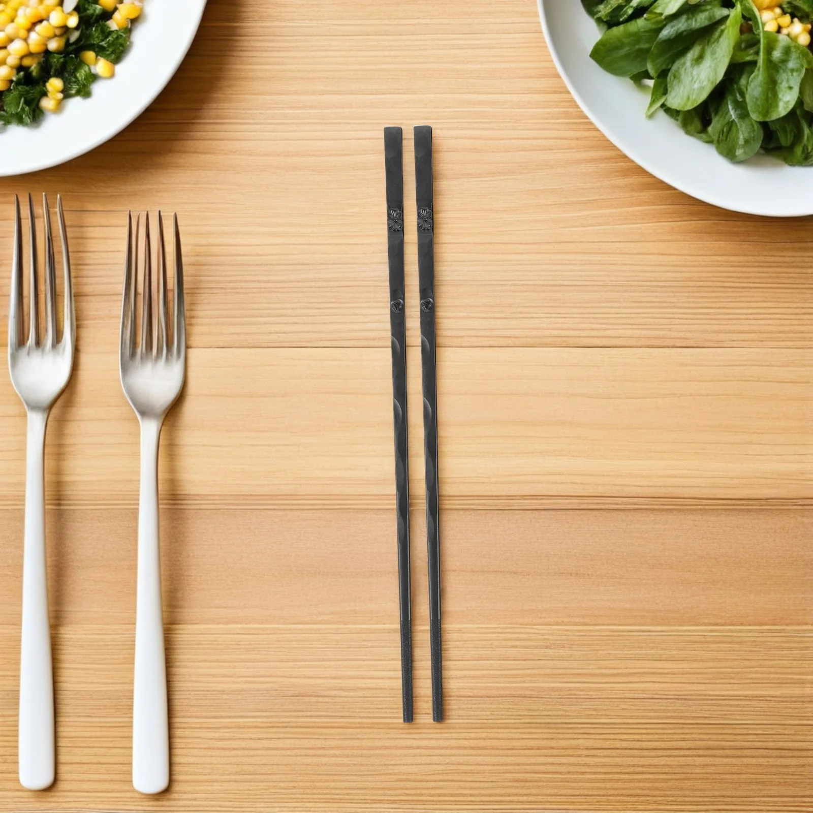 

10Pairs Chopsticks Japanese Chinese Style Reusable Pattern Carved Nonslip Home Dinner Sushi Cooking Patterns Carved Chopsticks