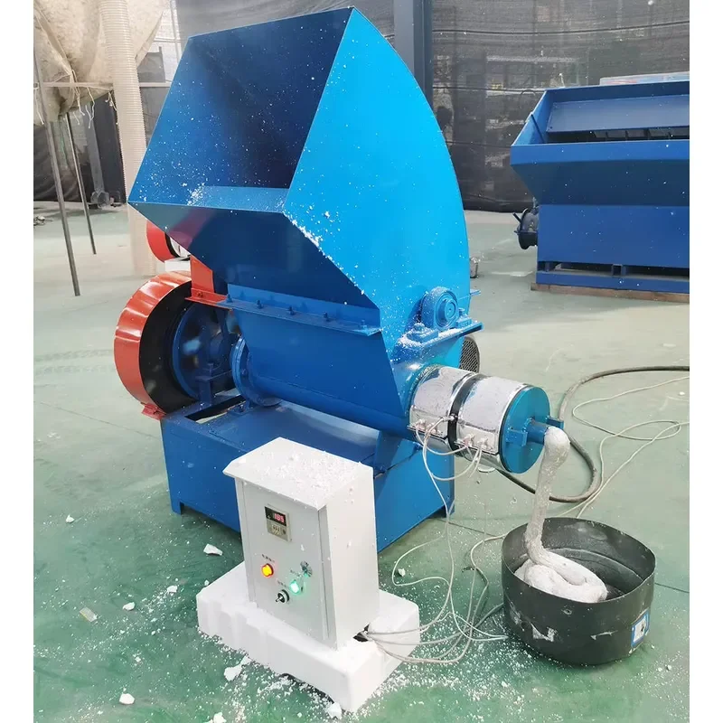 2026 CE Polystyrene Foam Recycling Machine EPS Styrofoam Melting Recycling Compactor Foam Hot Melting Densifier