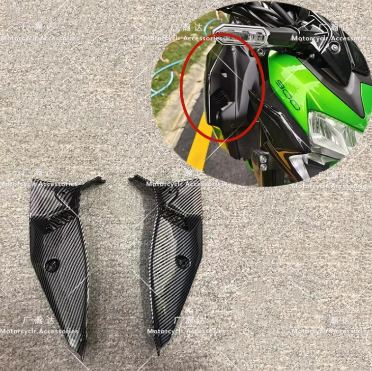 

Carbon Fiber Paint Side Panel Inner Fairing Side Cover Inner Side Ventilation Pipe Guard Fit For Kawasaki Z900 Z 900 2020 2021