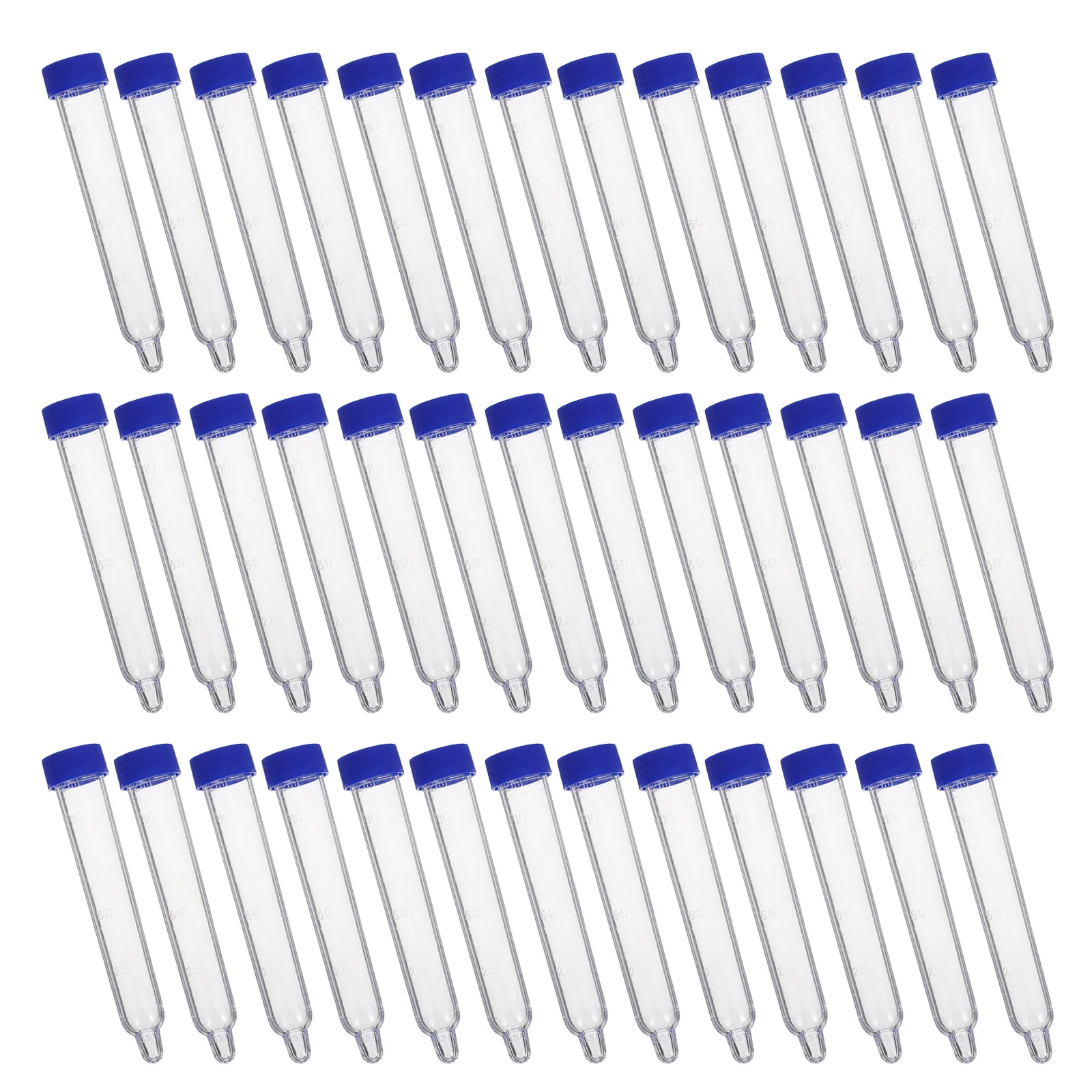 

200Pcs Urine Collection Sediment Test Tubes Plastic Screw Cap Clear Graduated Leak Proof Sample Storage Vials for Laboratory